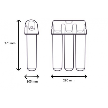 FILTRU APA CRYSTAL H ( K3-KH-K7) - AQUAPHOR
