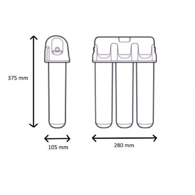 FILTRU APA CRYSTAL H ( K3-KH-K7) - AQUAPHOR