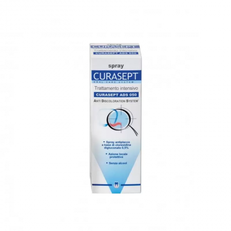 Spray cu Clorhexidina 0,50%, Curasept, pentru Gingii Iritate, Fara Alcool, Actiune Locala, Protectie Intensiva