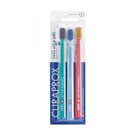 Set 3 Bucati, Periuta de Dinti Curaprox Ultra Soft 5460 