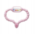 Inel Gingival + Jucarie pentru Bebelusi, Curaprox Baby, Intre 0 si 24 de Luni, Periuta Integrata,Culoare Roz