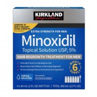 Minoxidil 5%, Tratament Regenerare Par Barbati, Flacon 60ml, pentru 30 zile, Pipeta cu Capac Inclusa