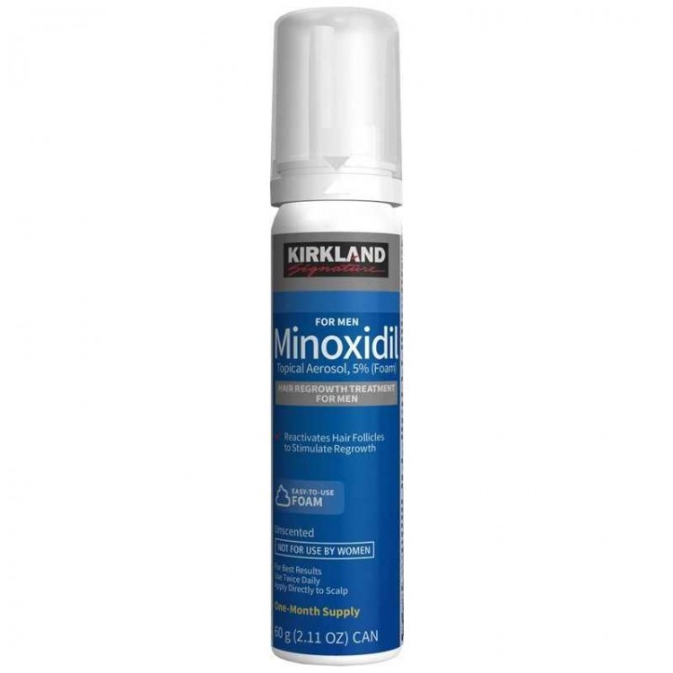 Spuma Minoxidil 5%, Tratament Regenerare Par Barbati, Flacon 60g, pentru 30 zile Spuma Minoxidil 5%, Tratament Regenerare Par Barbati, Flacon 60g, pentru 30 zile