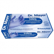 Manusi Nitril Indigo Iceberg Dr.Mayer, Marimea L, Nepudrate, 100 bucati, Texturate Manusi Nitril Indigo Iceberg Dr.Mayer, Marimea L, Nepudrate, 100 bucati, Texturate