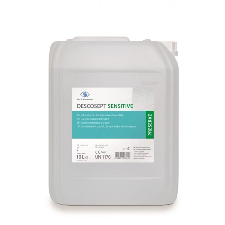 Dezinfectant Rapid Suprafete si Echipamente Medicale - Descosept Sensitive 10L
