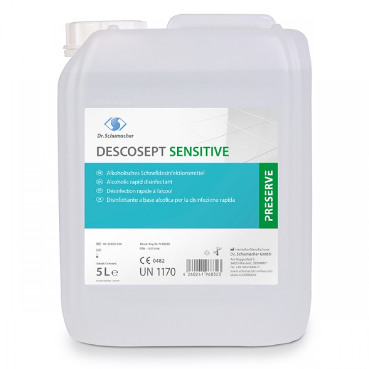 Dezinfectant Rapid Suprafete si Echipamente Medicale - Descosept Sensitive 5L