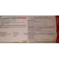 Servetele Dezinfectante Fara Alcool pentru Suprafete, Cleanisept Wipes Forte Maxi, 100buc Servetele Dezinfectante Fara Alcool pentru Suprafete, Cleanisept Wipes Forte Maxi, 100buc