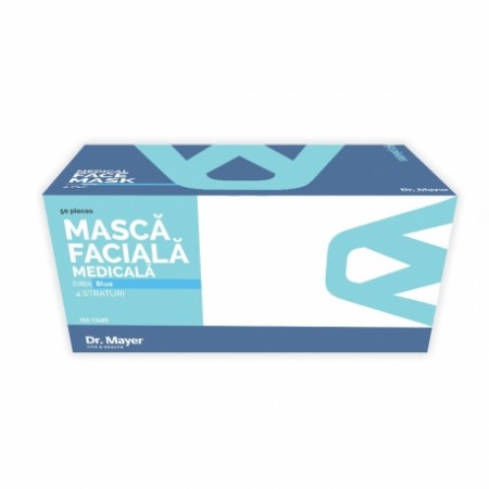 Masca medicala 4 straturi Dr. Mayer Blue