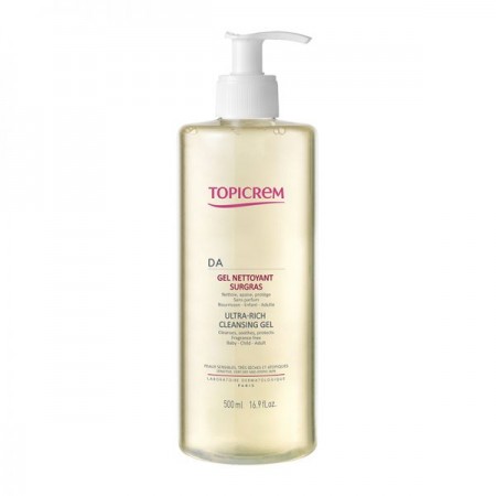 Gel Dus Sugras pentru Piele Uscata-Atopica, Topicrem DA, 500 ML Gel Dus Sugras pentru Piele Uscata-Atopica, Topicrem DA, 500 ML