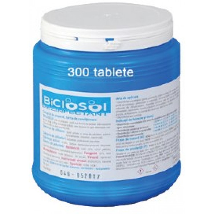 Dezinfectant (Cloramina) Apa Potabila - Biclosol 300 Pastile