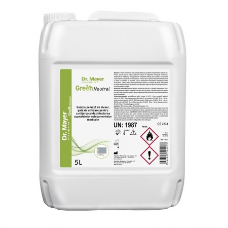 Dezinfectant Suprafete Green Neutral 5L Dr.Mayer Dezinfectant Suprafete Green Neutral 5L Dr.Mayer