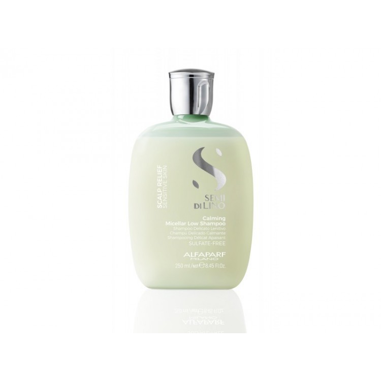 Sampon Calmant pentru Scalp - Semi di Lino Scalp Relief Calming Micellar Low Shampoo Alfaparf Milano